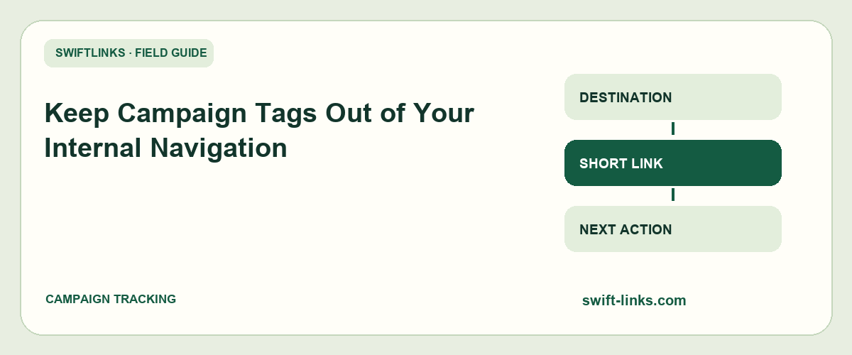 Keep Campaign Tags Out of Your Internal Navigation