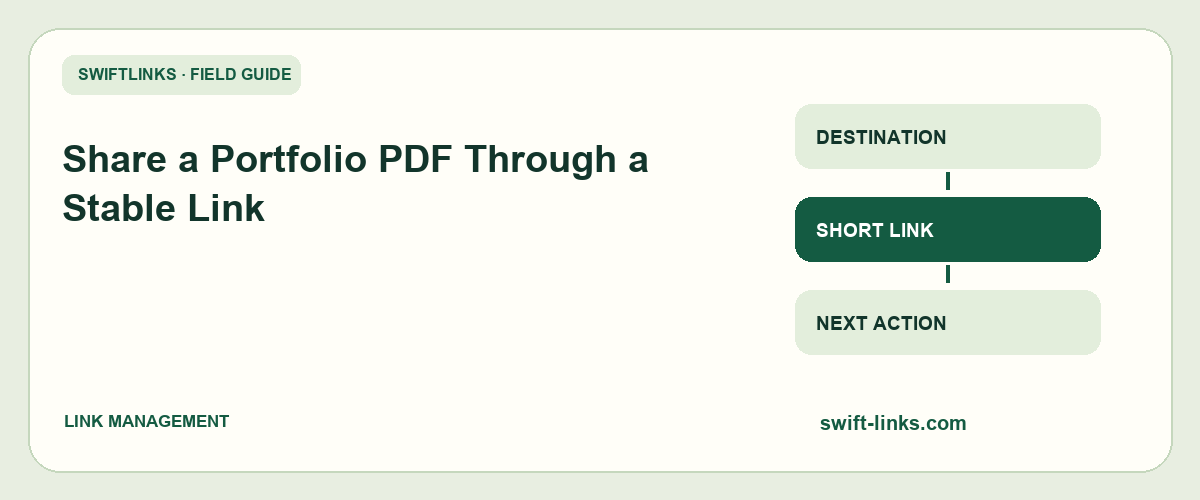 Share a Portfolio PDF Through a Stable Link