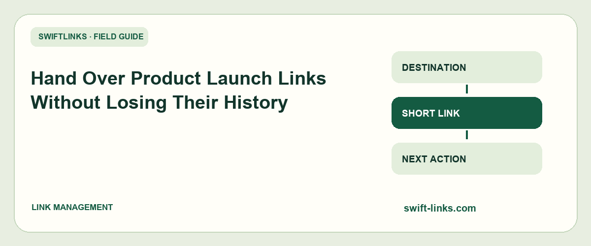 Hand Over Product Launch Links Without Losing Their History