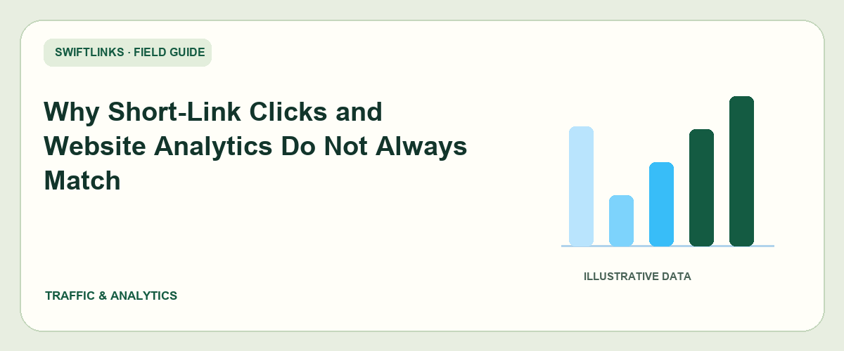 Why Short-Link Clicks and Website Analytics Do Not Always Match