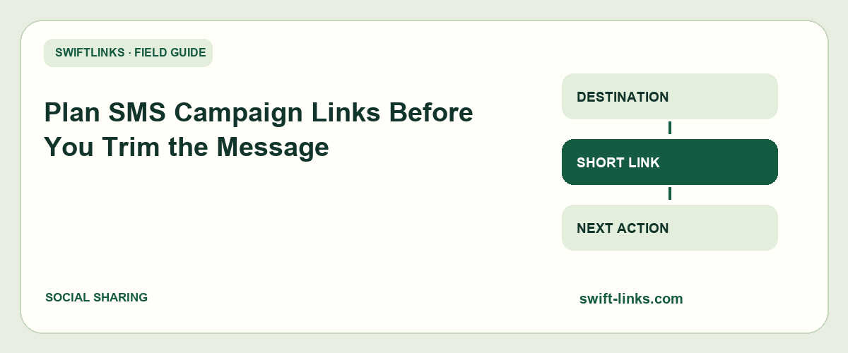 Plan SMS Campaign Links Before You Trim the Message