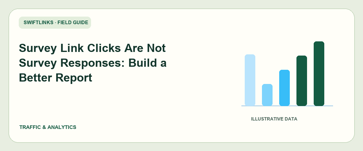 Survey Link Clicks Are Not Survey Responses: Build a Better Report